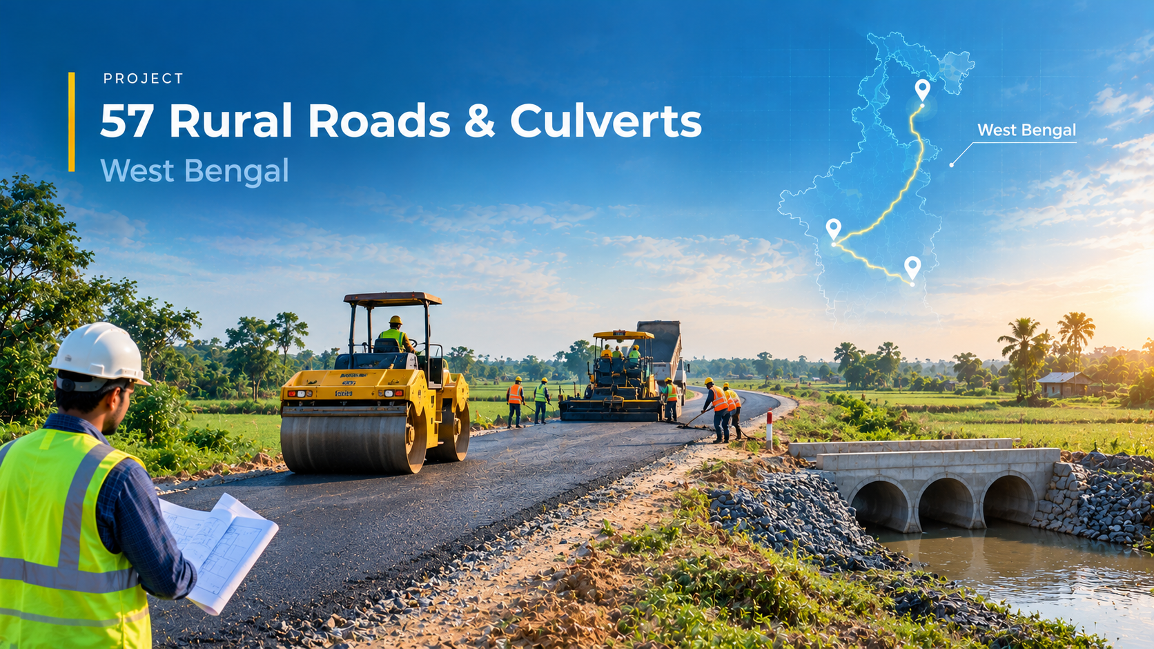 Illustrative rural roads photograph