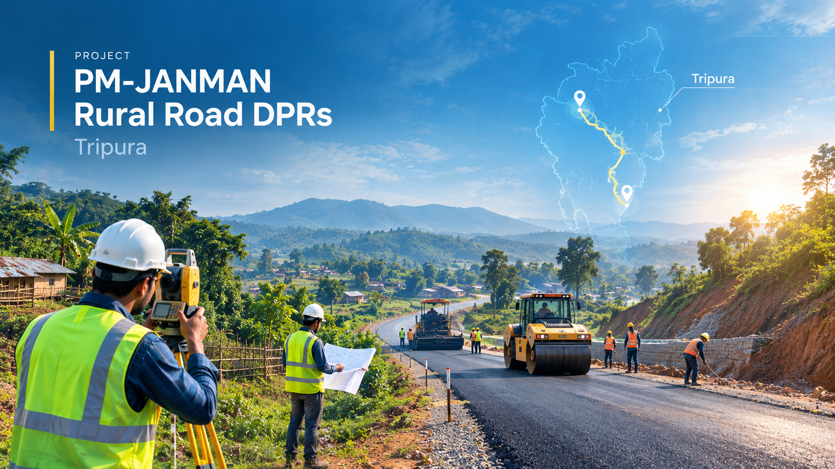 Illustrative rural roads photograph